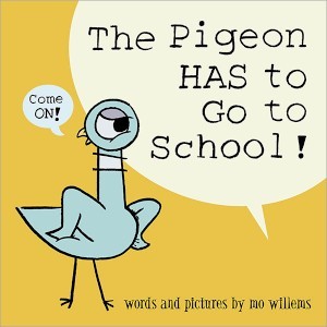 cartoon pigeon with hands on hips