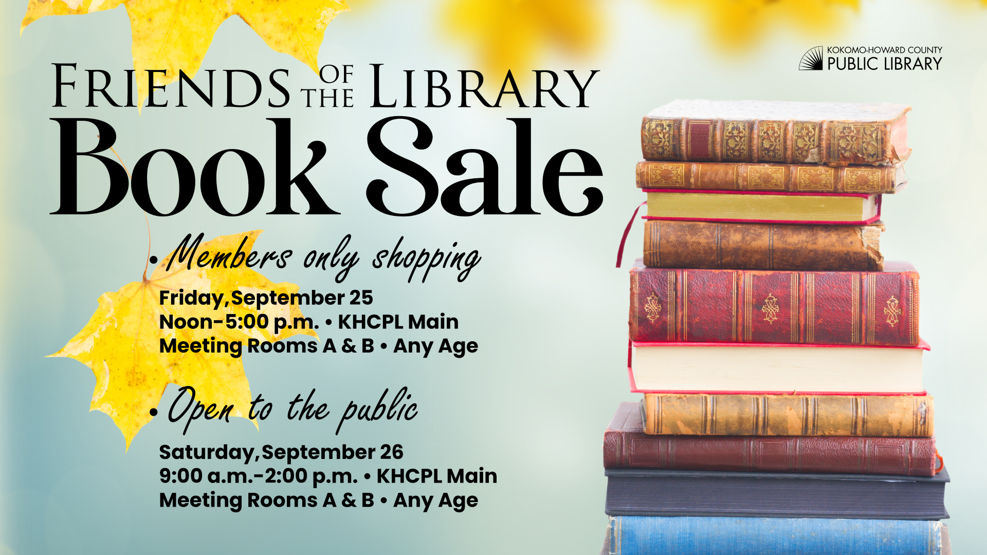 Friends Book Sale