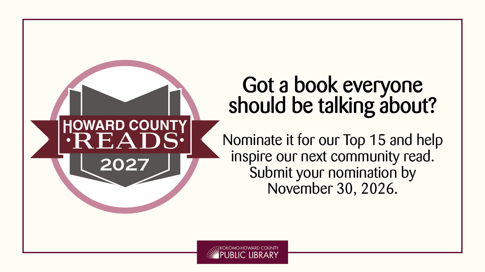Howard County Reads
