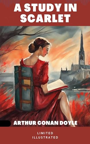 A Study in Scarlet - Sherlock Holmes by Sir Arthur Conan Doyle book cover