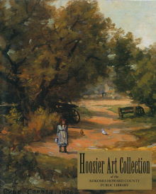 Painting with the words hoosier art collection